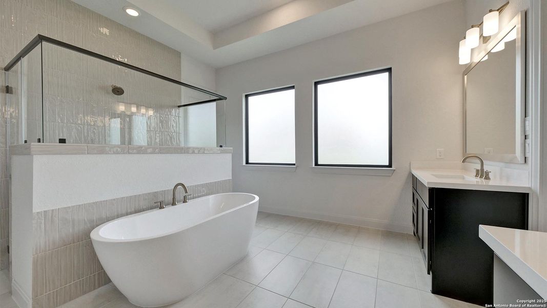 Furnished interior view inside a new home in Megan's Landing 1/2 Acre, Castroville (Image 7). Furnished interior view inside a new home in Megan's Landing 1/2 Acre, Castroville (Image 7).