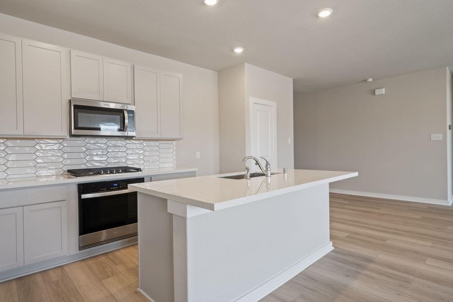 Furnished interior view inside a new home in River Ranch Trails, Dayton (Image 10). Furnished interior view inside a new home in River Ranch Trails, Dayton (Image 10).