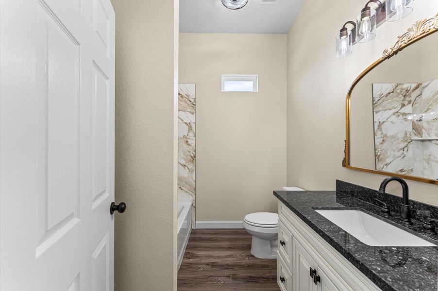 Furnished interior view inside a new home in , Huffman (Image 10).