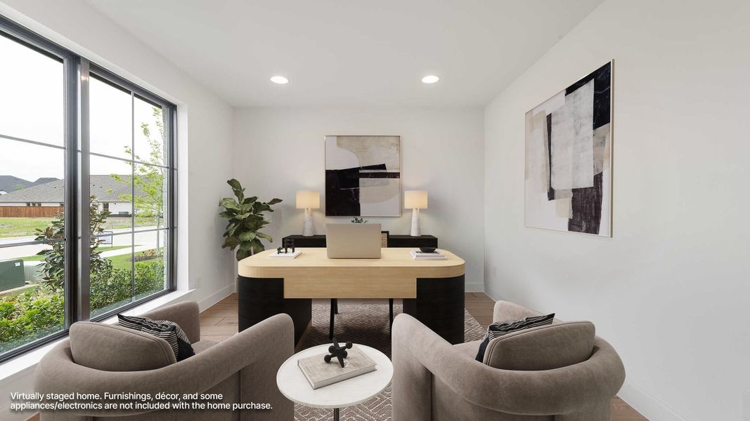 Furnished interior view inside a new home in Cambridge Crossing, Celina (Image 8).