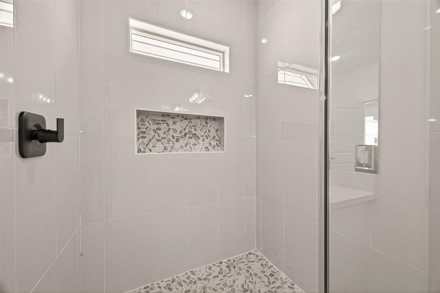 Close-up of interior finishes inside a home in , Houston (Image 9).