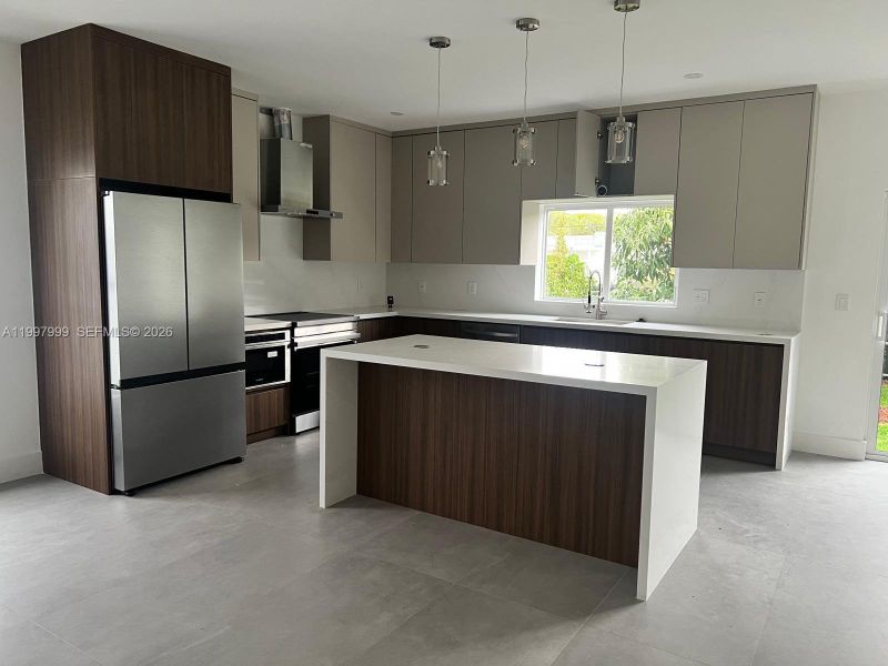 Furnished interior view inside a new home in , Miami (Image 11).