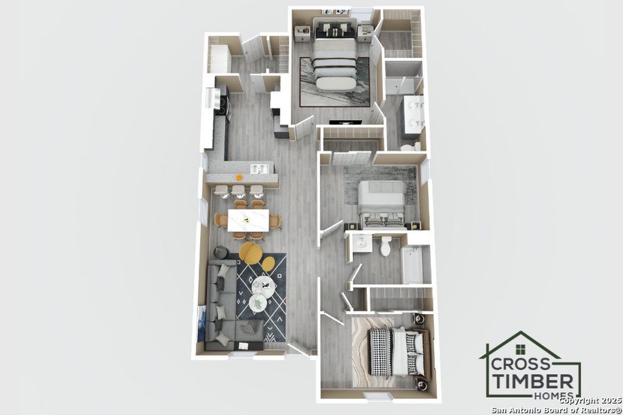 2D floor plan layout of this home in , Von Ormy, TX (Image 6). 2D floor plan layout of this home in , Von Ormy, TX (Image 6).