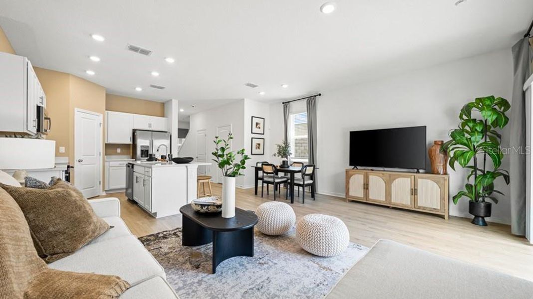 Furnished interior view inside a new home in The Towns at Tiburon, Nokomis (Image 14).