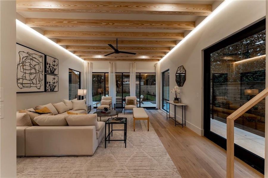 Furnished interior view inside a new home in , Atlanta (Image 43).