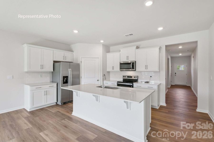 Furnished interior view inside a new home in Brinkley Ridge, Kings Mountain (Image 8).