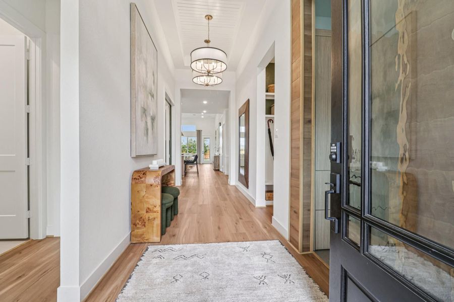 Furnished interior view inside a new home in Elyson, Katy (Image 11).