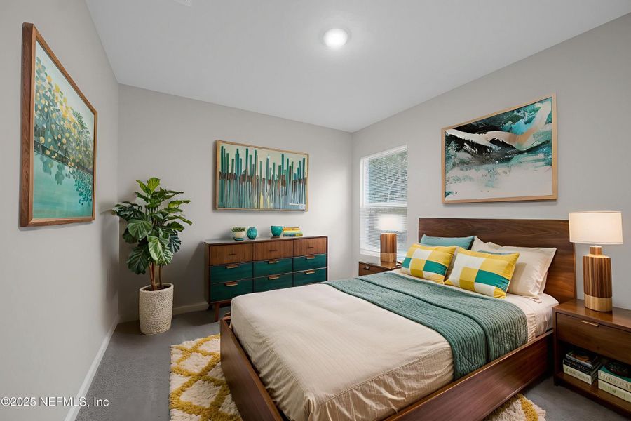 Furnished interior view inside a new home in , Jacksonville (Image 9).