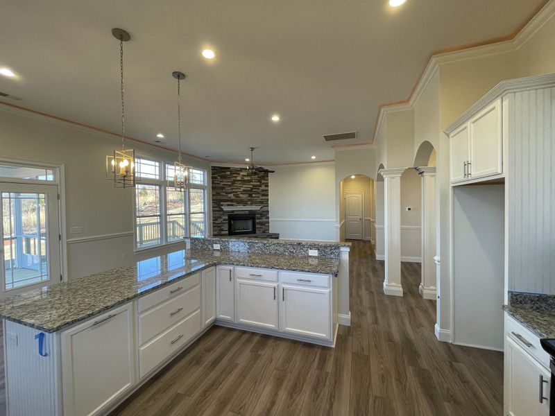 Furnished interior view inside a new home in Pointe Summit, Slater-Marietta (Image 5).