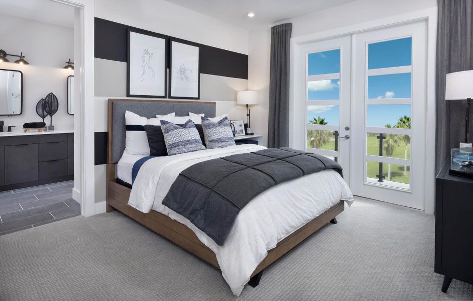 Furnished interior view inside a new home in Sienna, Hollywood (Image 14). Furnished interior view inside a new home in Sienna, Hollywood (Image 14).