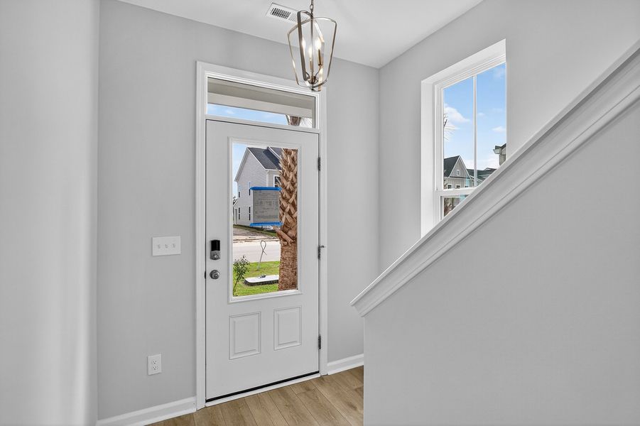 Furnished interior view inside a new home in Grand Park, Leland (Image 5). Furnished interior view inside a new home in Grand Park, Leland (Image 5).