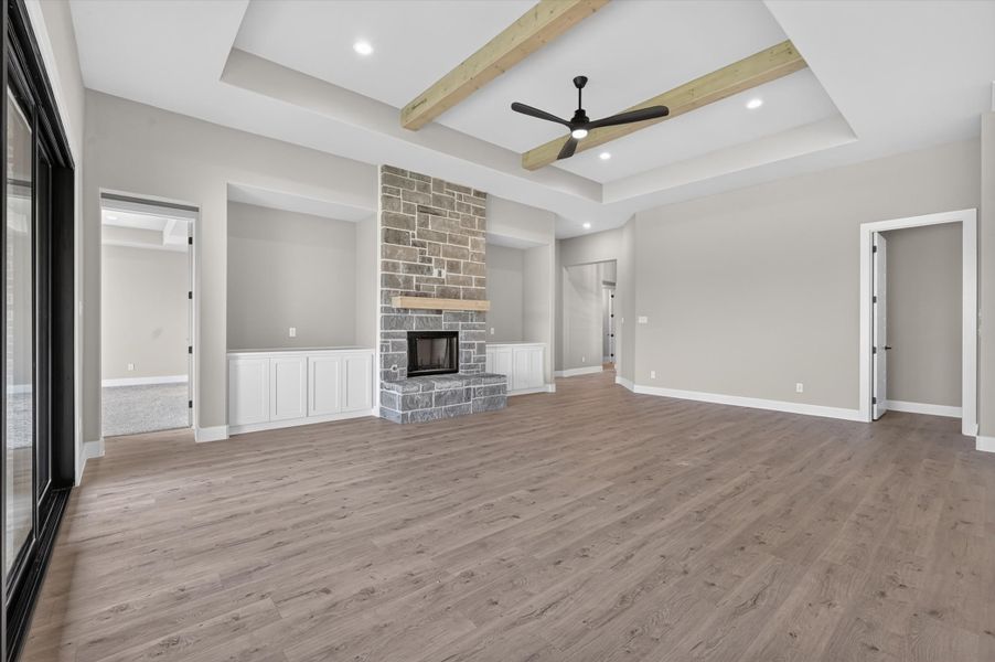 Spacious, unfurnished interior of a new home in Coyote Crossing, Godley (Image 26). Spacious, unfurnished interior of a new home in Coyote Crossing, Godley (Image 26).