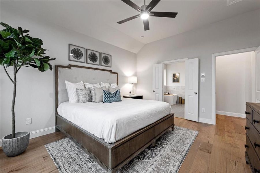 Furnished interior view inside a new home in University Park at Northpointe, Denton (Image 2).