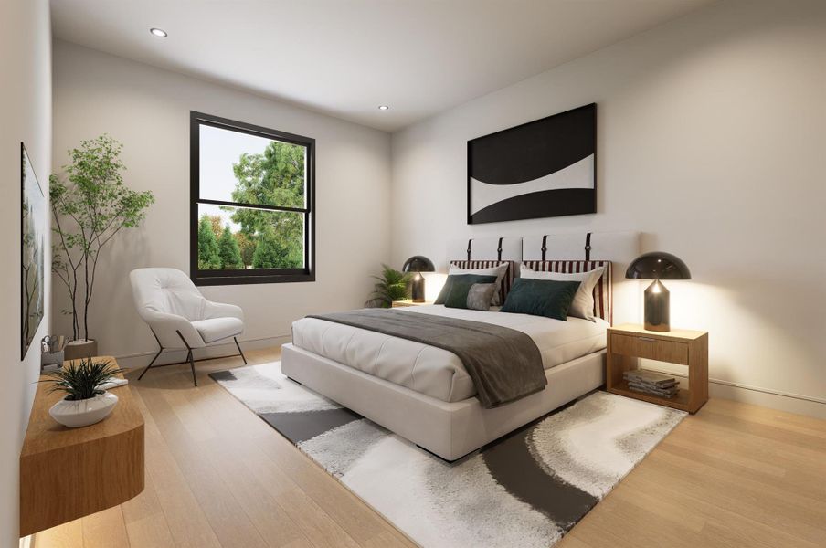 Furnished interior view inside a new home in , West Palm Beach (Image 29).