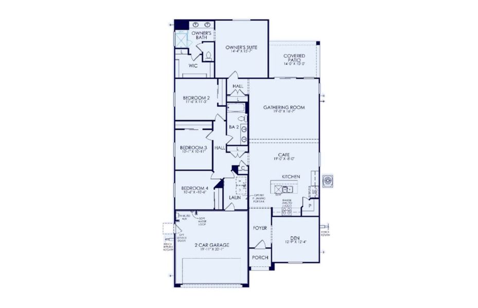 2D floor plan layout of this home in Alamar, Avondale, AZ (Image 3). 2D floor plan layout of this home in Alamar, Avondale, AZ (Image 3).