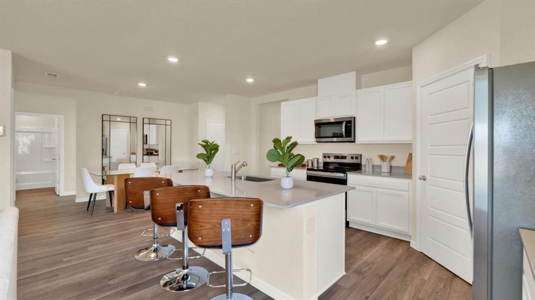 Furnished interior view inside a new home in Ironwood, Daytona Beach (Image 30).