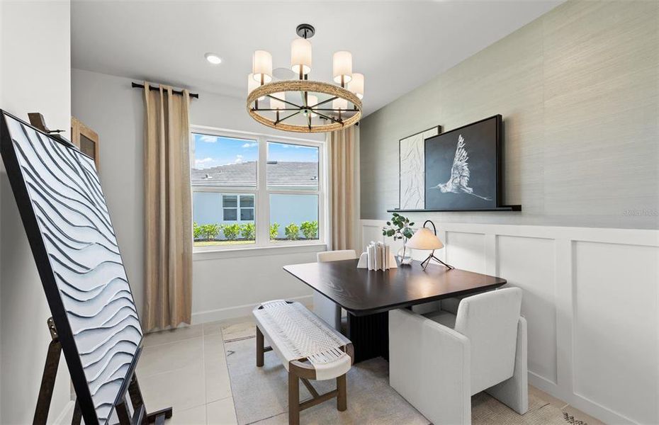 Furnished interior view inside a new home in Shores at Stillwater, Englewood (Image 11).