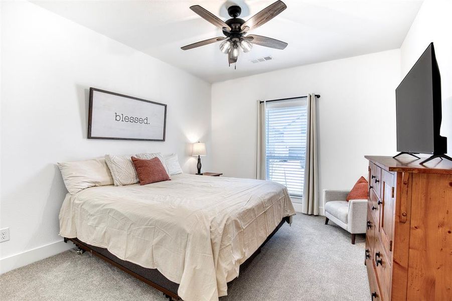 Secondary bedroom located right off of foyer