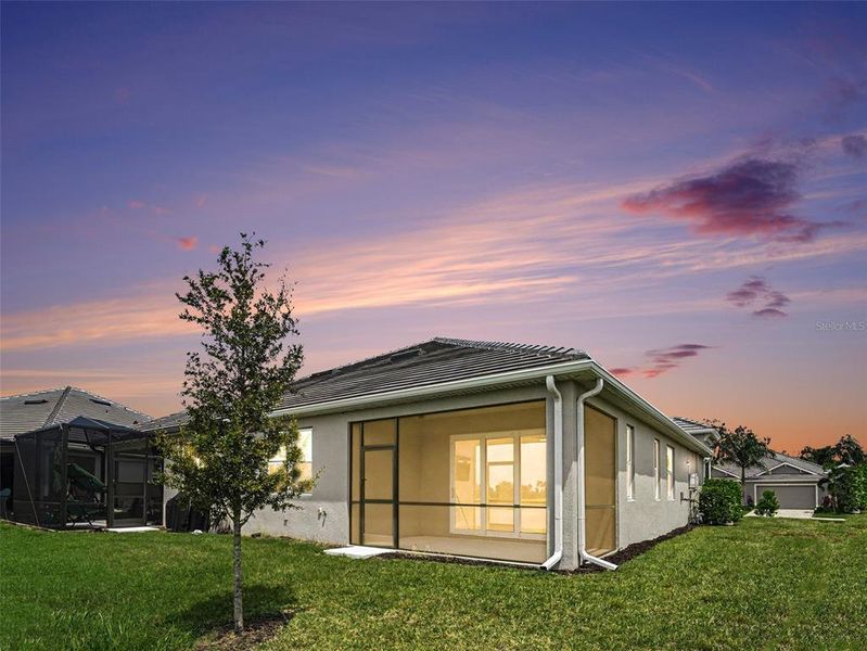 Exterior details and patio area of a home in , Parrish (Image 17).