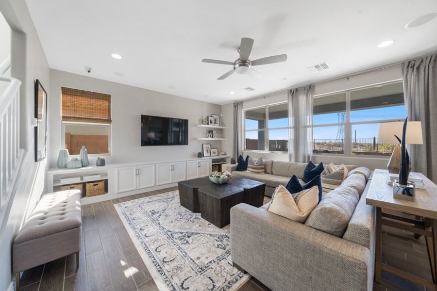 Furnished interior view inside a new home in Estrella, Goodyear (Image 10).