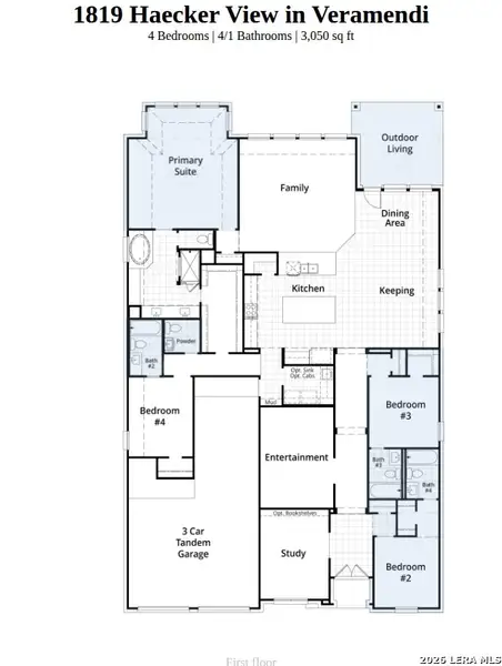 2D floor plan layout of this home in Veramendi, New Braunfels, TX (Image 2). 2D floor plan layout of this home in Veramendi, New Braunfels, TX (Image 2).