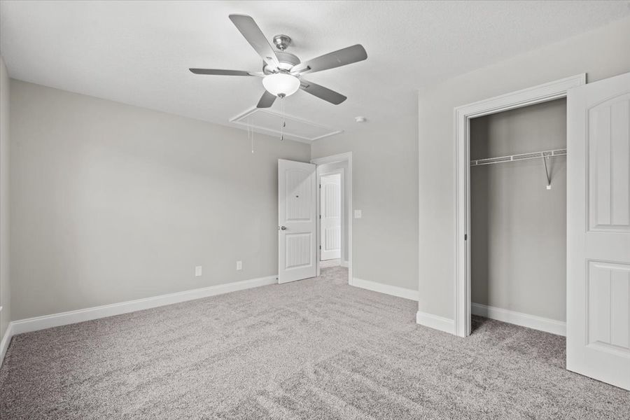 Representative unfurnished interior of a home built from the Enory by Enchanted Homes in Messer Farms, Inman (Image 28). Representative unfurnished interior of a home built from the Enory by Enchanted Homes in Messer Farms, Inman (Image 28).