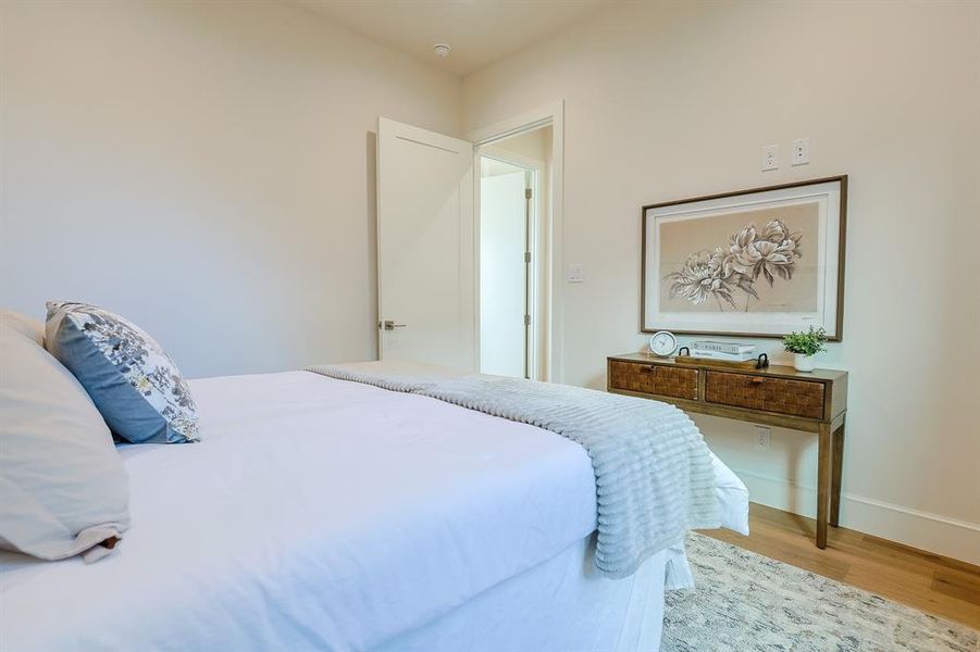 Furnished interior view inside a new home in Dove Station, Grapevine (Image 16).