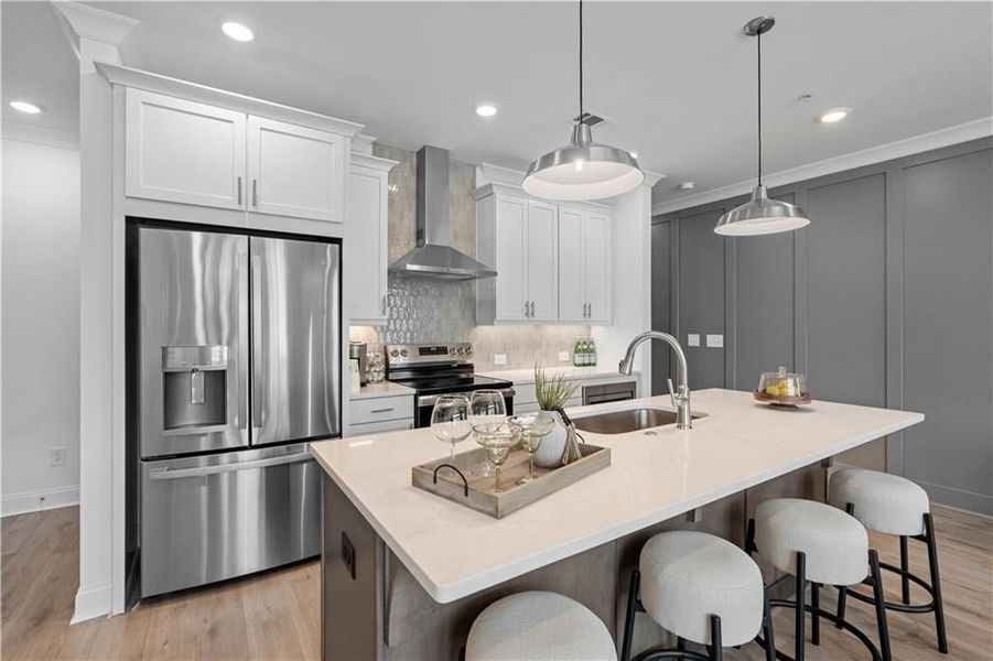 Welcome home to Market Square at Sawnee Village! *Images shown are from a decorated model of the same floor plan. Design selections and color packages will vary by home.* Welcome home to Market Square at Sawnee Village! *Images shown are from a decorated model of the same floor plan. Design selections and color packages will vary by home.*