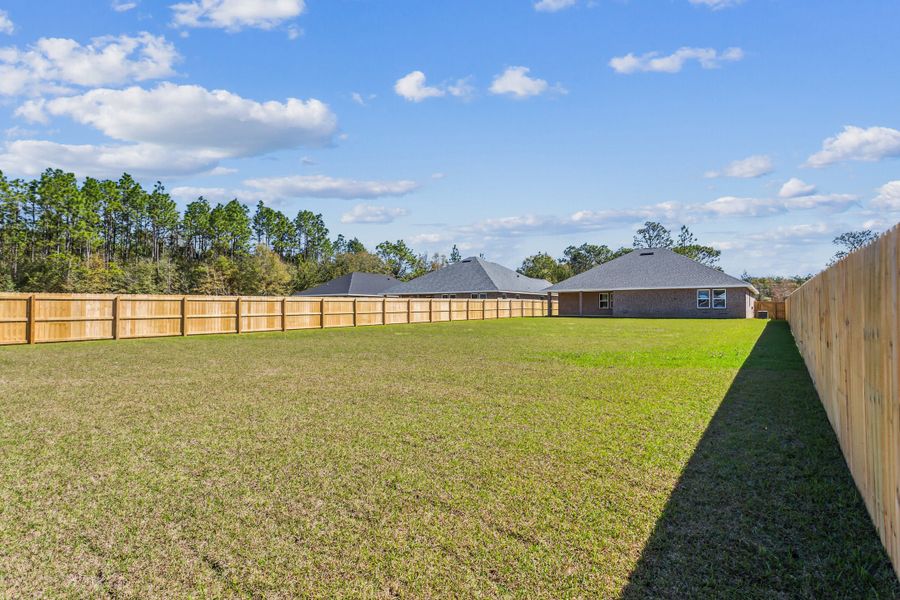 Representative exterior photo of a completed home built from the The Liberty by Herbst Homes in Clear Water Landing, Milton, FL (Image 38).