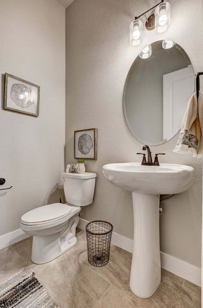 Powder Bath - Not Actual Home - Finishes May Vary