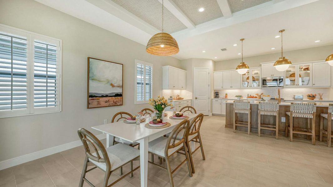 Furnished interior view inside a new home in Vistera of Venice Real Estate and Homes for Sale in Venice, FL - Neal Communities, Nokomis (Image 7).
