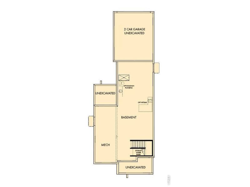 2D floor plan layout of this home in Kinston Cottage, Loveland, CO (Image 5). 2D floor plan layout of this home in Kinston Cottage, Loveland, CO (Image 5).