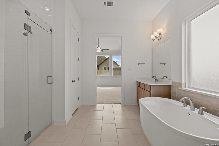 Furnished interior view inside a new home in Megan's Landing, Castroville (Image 17).