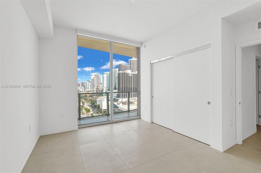 Large format tile flooring