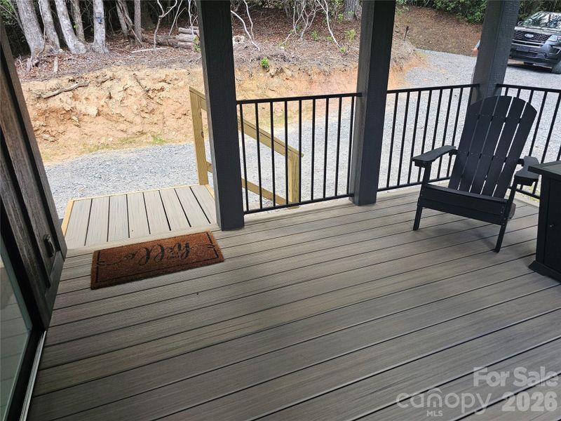 Exterior details and patio area of a home in , Brevard (Image 17). Exterior details and patio area of a home in , Brevard (Image 17).