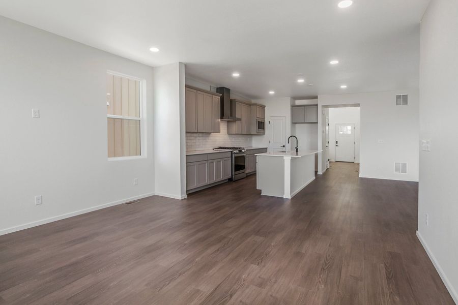 Furnished interior view inside a new home in Trailside, Timnath (Image 8).