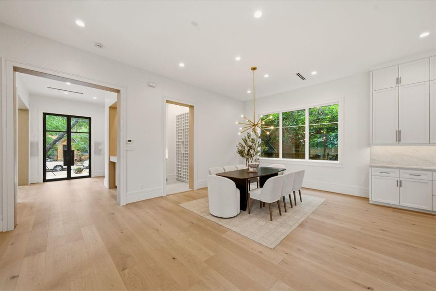 Furnished interior view inside a new home in , Houston (Image 29).