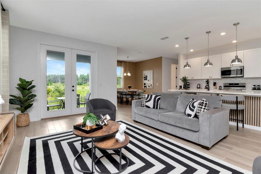 Furnished interior view inside a new home in , Davenport (Image 15).