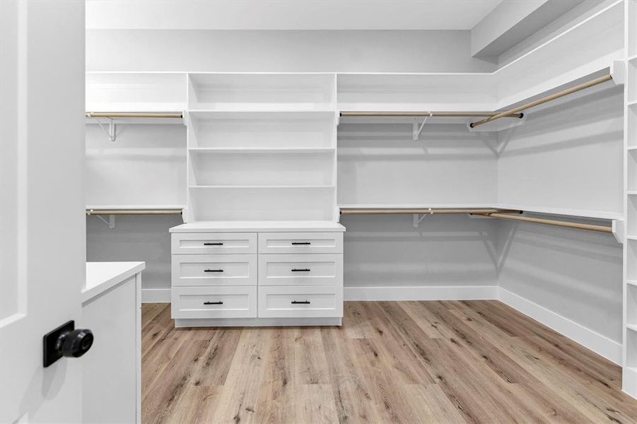 Primary walk-in closet