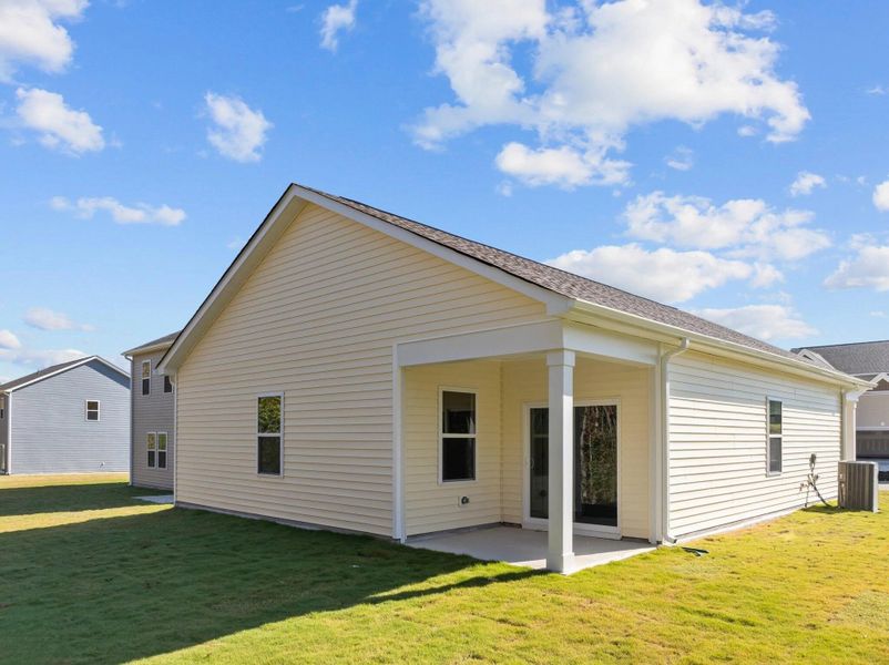 Representative exterior details of a home built from the Falcon by Starlight Homes in Bryson's Ridge - New Homes in Spring Hope, NC, Spring Hope (Image 3). Representative exterior details of a home built from the Falcon by Starlight Homes in Bryson's Ridge - New Homes in Spring Hope, NC, Spring Hope (Image 3).