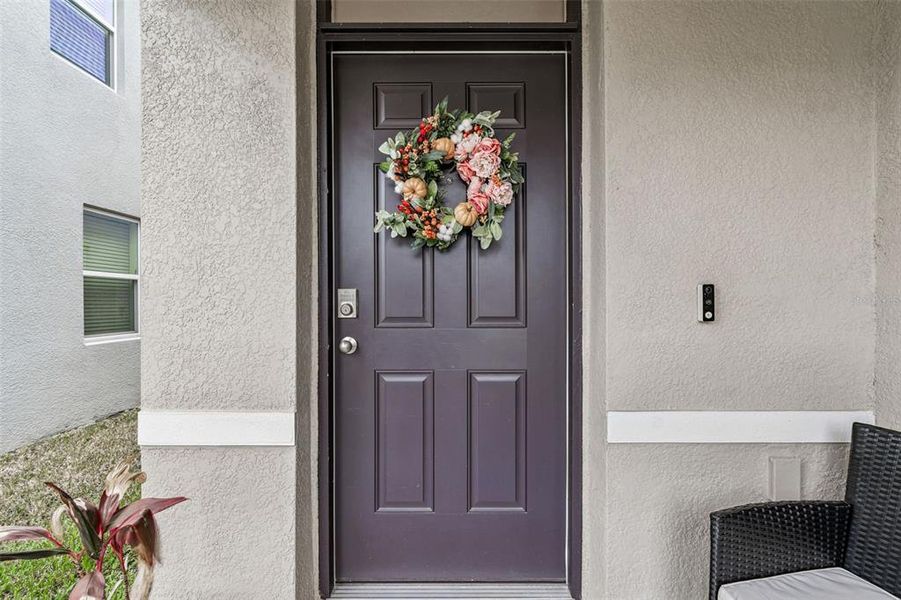 Exterior details and patio area of a home in Westgate at Avalon Park, Wesley Chapel (Image 42).