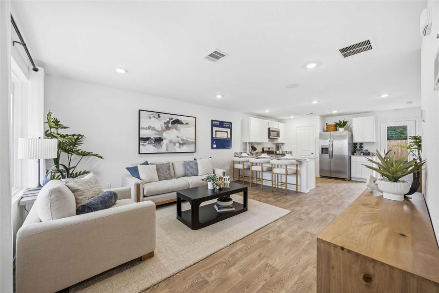 Furnished interior view inside a new home in Pineapple Square, Houston (Image 6).