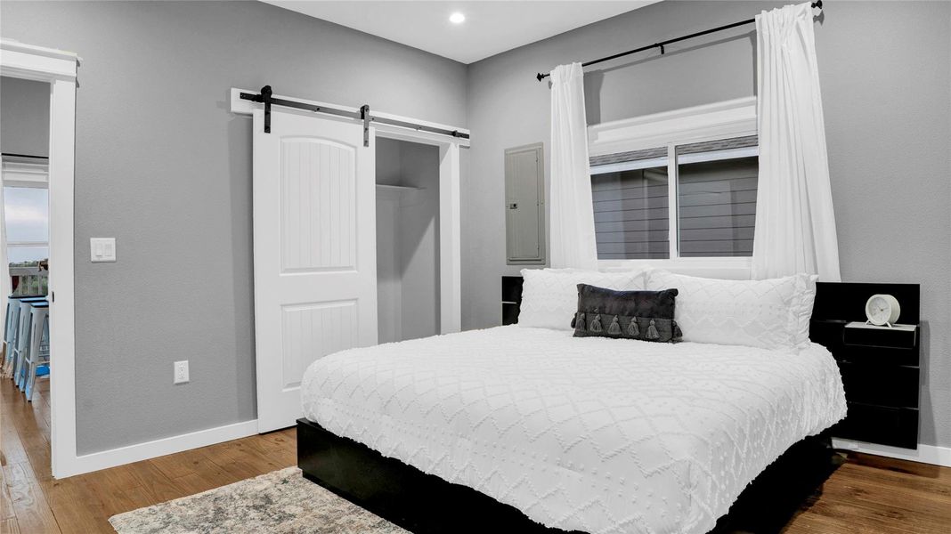 Furnished interior view inside a new home in , Crystal Beach (Image 37).