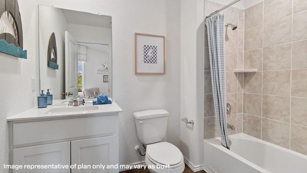 Furnished interior view inside a new home in Sereno Springs, Converse (Image 27).