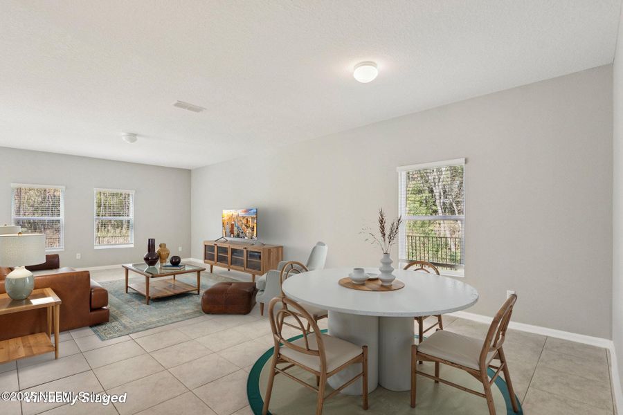 Furnished interior view inside a new home in , Jacksonville (Image 14).