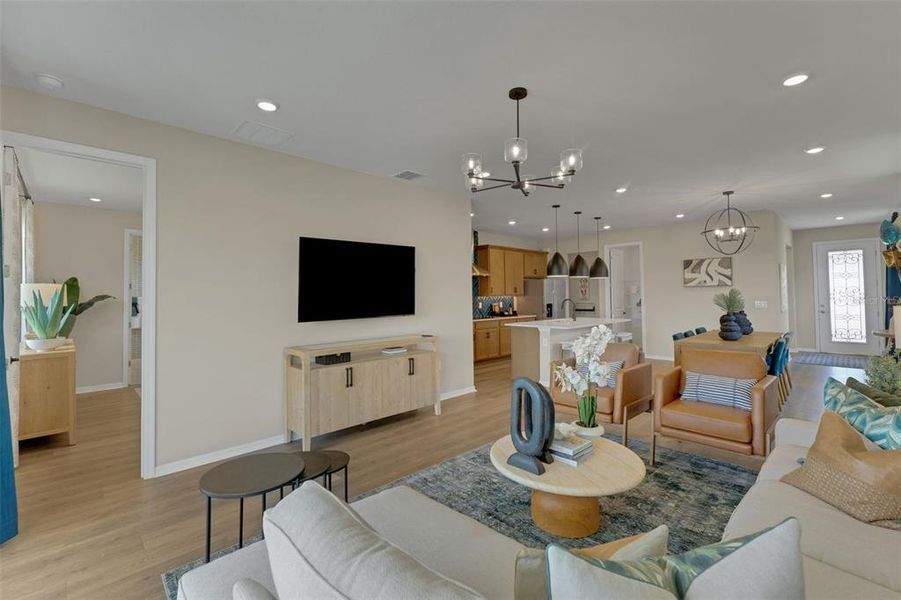 Furnished interior view inside a new home in River Hall, Alva (Image 18). Furnished interior view inside a new home in River Hall, Alva (Image 18).
