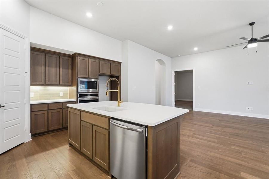 Furnished interior view inside a new home in Devonshire, Forney (Image 8). Furnished interior view inside a new home in Devonshire, Forney (Image 8).