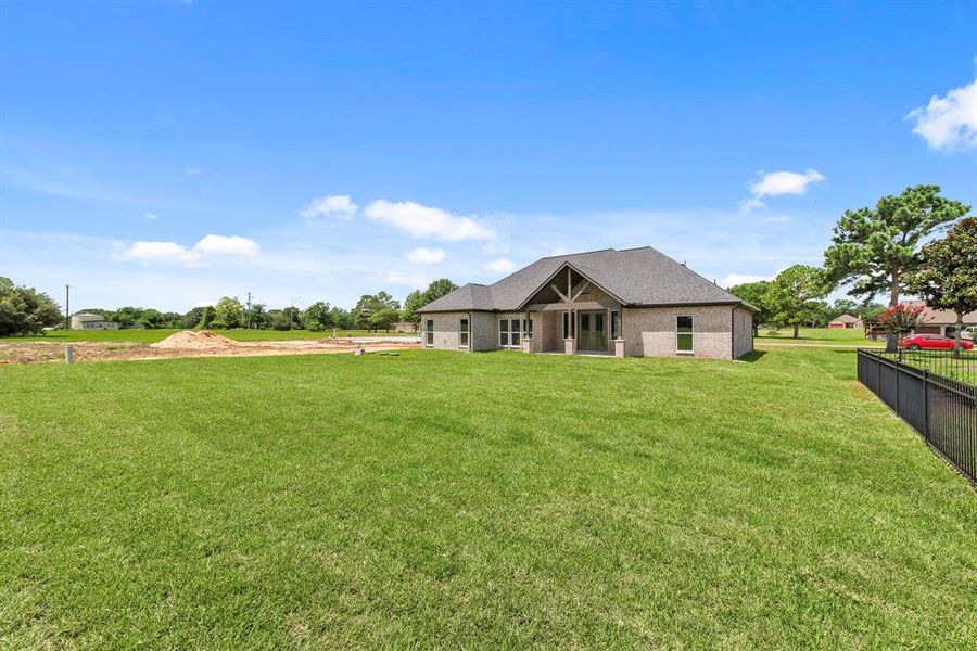 Front exterior of a new home in , Waller, TX, highlighting curb appeal (Image 20). Front exterior of a new home in , Waller, TX, highlighting curb appeal (Image 20).