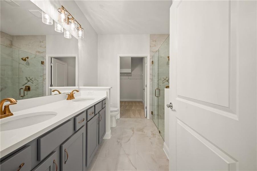 Furnished interior view inside a new home in , Cartersville (Image 7).