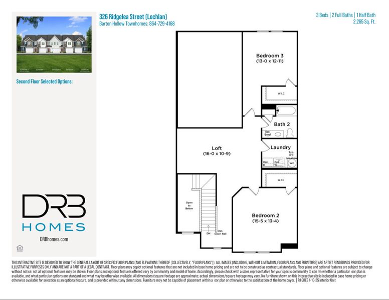 2D floor plan layout of this home in Barton Hollow Townhomes, Fountain Inn, SC (Image 5). 2D floor plan layout of this home in Barton Hollow Townhomes, Fountain Inn, SC (Image 5).